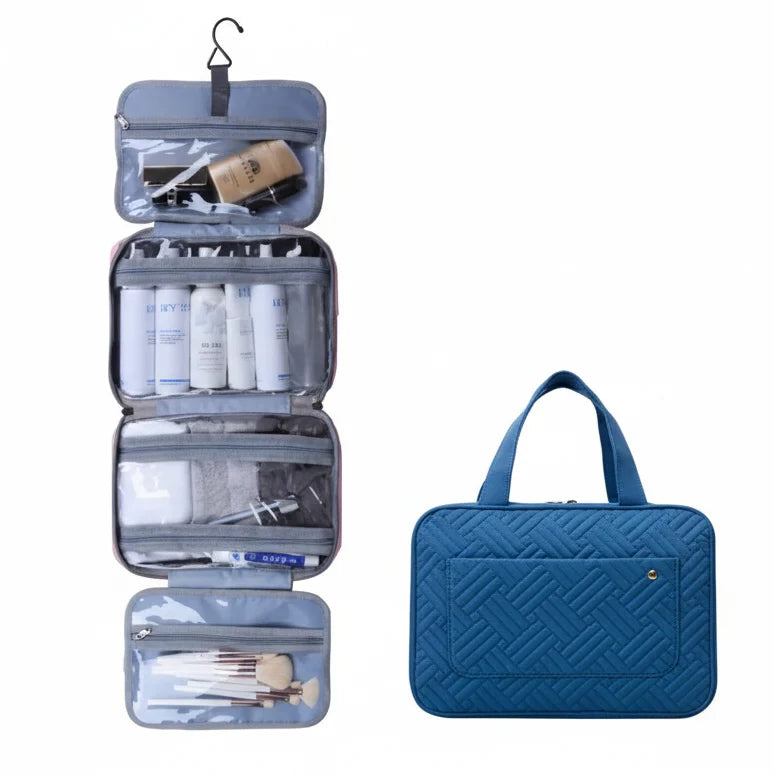 Cosmetic Organizer Compact Travel Design 4 Compartments