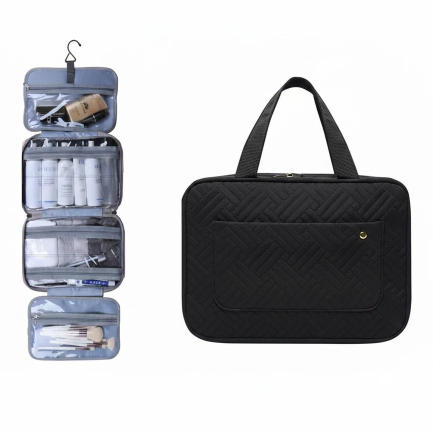 Cosmetic Organizer Compact Travel Design 4 Compartments