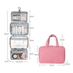 Cosmetic Organizer Compact Travel Design 4 Compartments