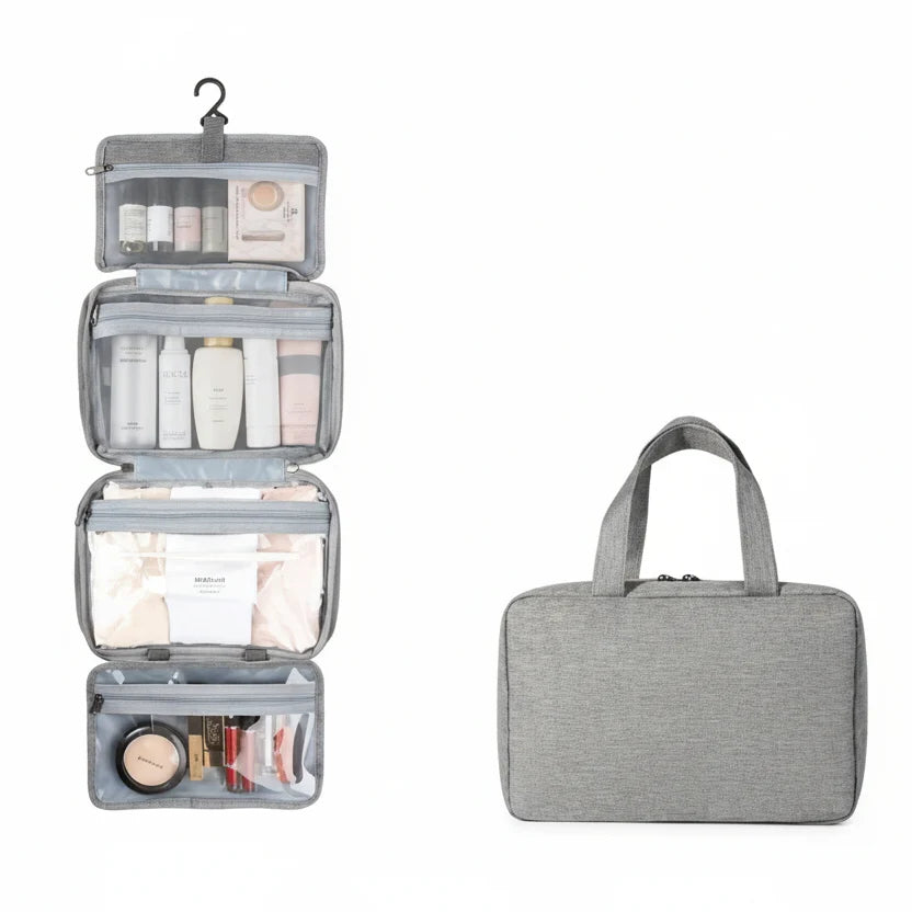 Cosmetic Organizer Compact Travel Design 4 Compartments