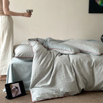 Cotton Bedding Set Finely Textured Satin-Matte & Breathable
