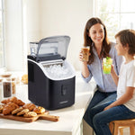 Countertop Ice Maker 13-Minute Cycles Self-Cleaning & Dual Fill