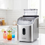 Countertop Ice Maker 13-Minute Cycles Self-Cleaning & Dual Fill