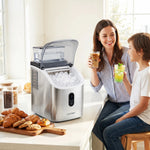 Countertop Ice Maker Self-Cleaning Quiet Adjustable Thickness