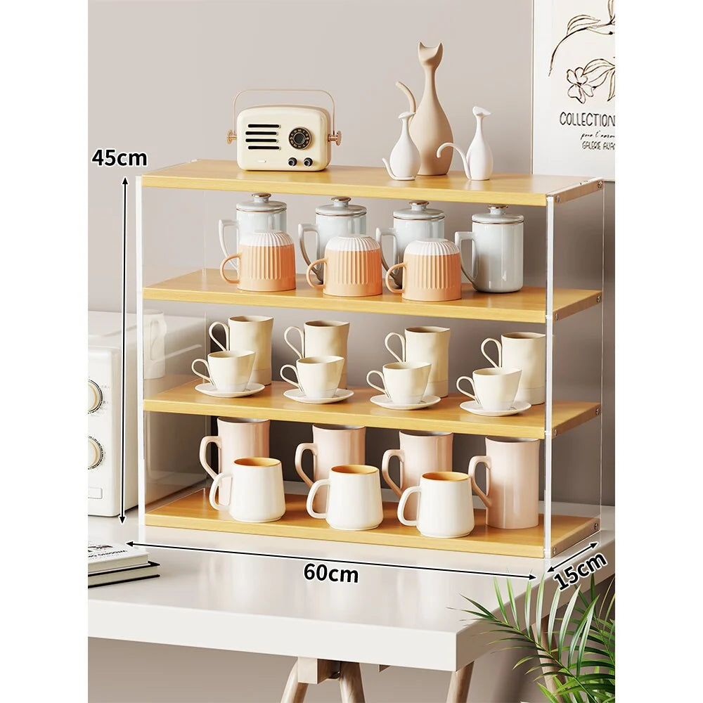 Countertop Organizer Shelf Multi-Tier Space-Saving Open Storage