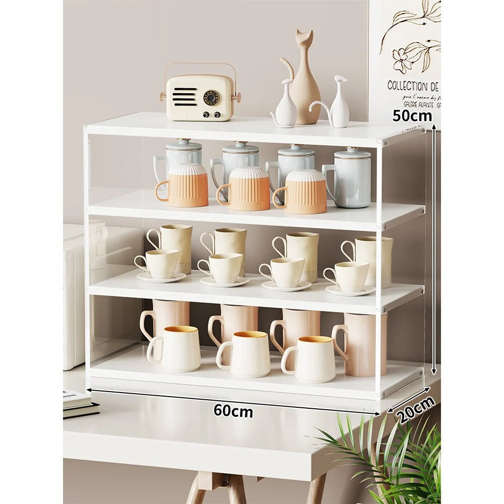 Countertop Organizer Shelf Multi-Tier Space-Saving Open Storage