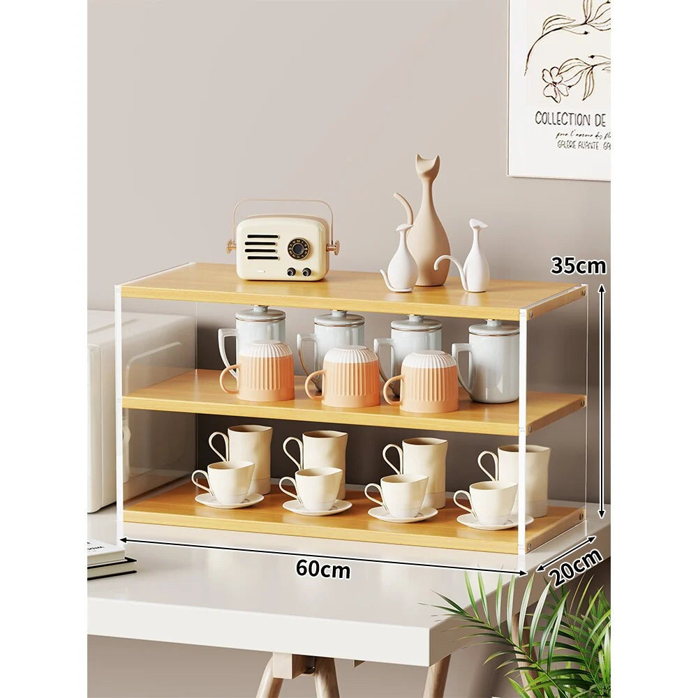 Countertop Organizer Shelf Multi-Tier Space-Saving Open Storage