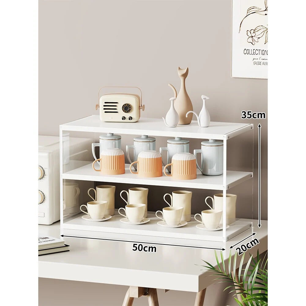 Countertop Organizer Shelf Multi-Tier Space-Saving Open Storage