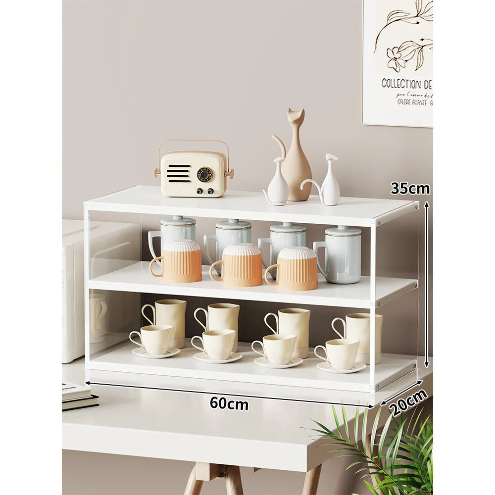 Countertop Organizer Shelf Multi-Tier Space-Saving Open Storage