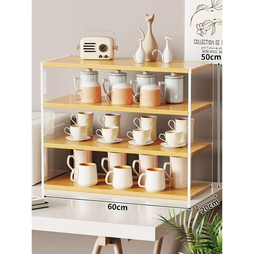 Countertop Organizer Shelf Multi-Tier Space-Saving Open Storage