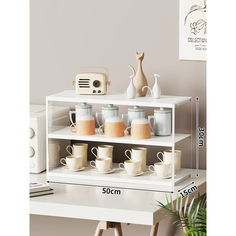 Countertop Organizer Shelf Multi-Tier Space-Saving Open Storage