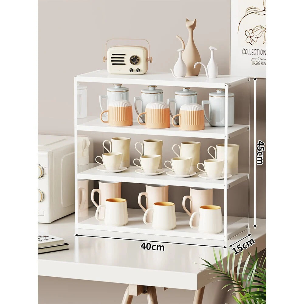 Countertop Organizer Shelf Multi-Tier Space-Saving Open Storage