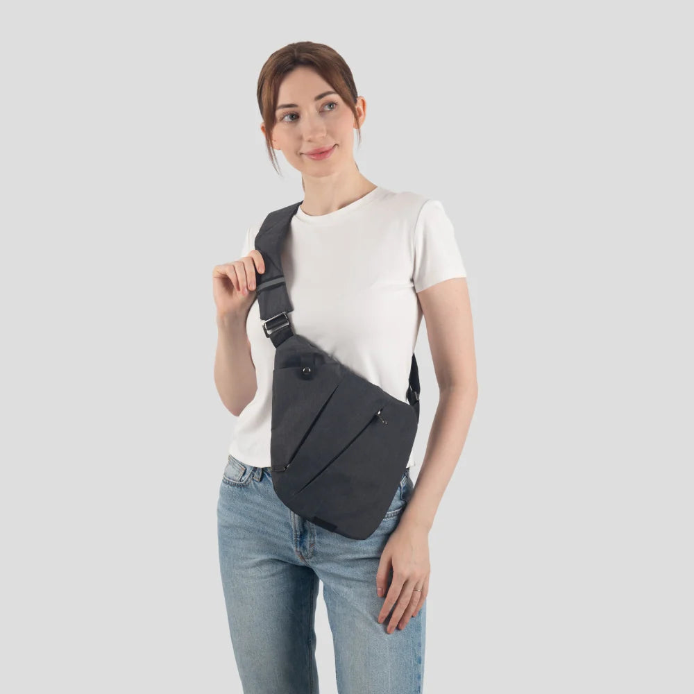 Crossbody Bag Anti-Theft RFID Blocking Water-Resistant