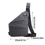 Crossbody Bag Anti-Theft RFID Blocking Water-Resistant