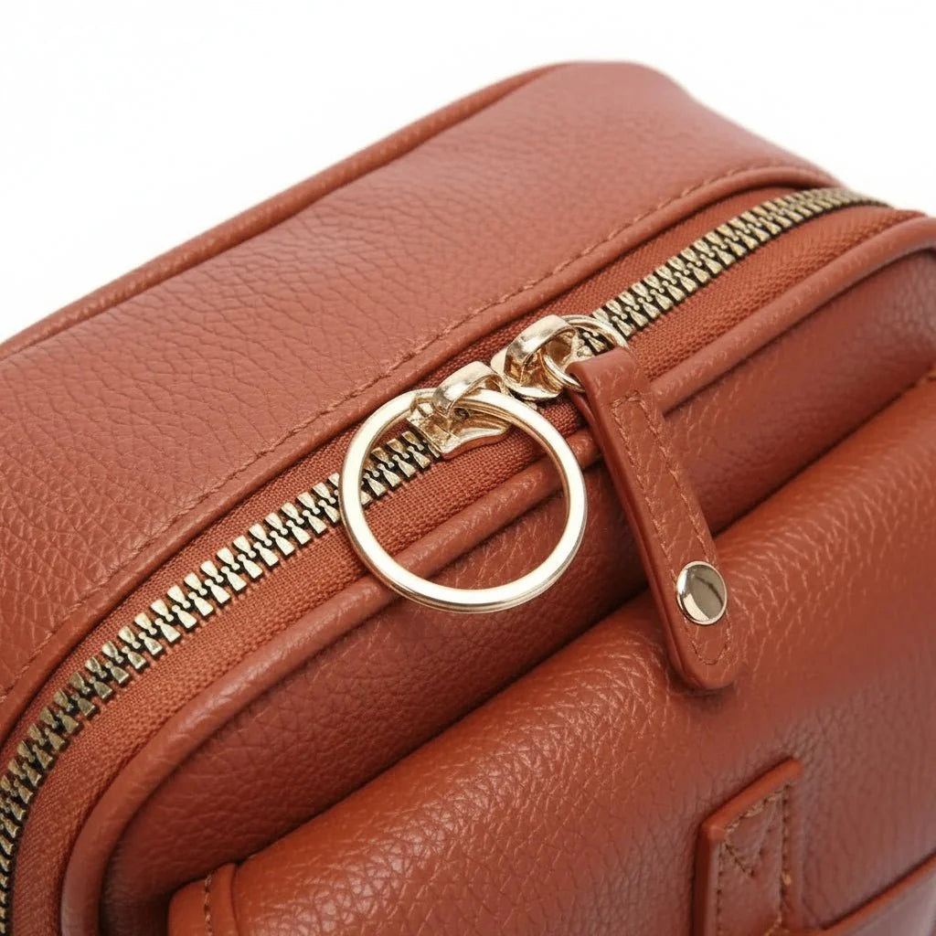 Crossbody Bag Anti-Theft Zippers Adjustable Strap