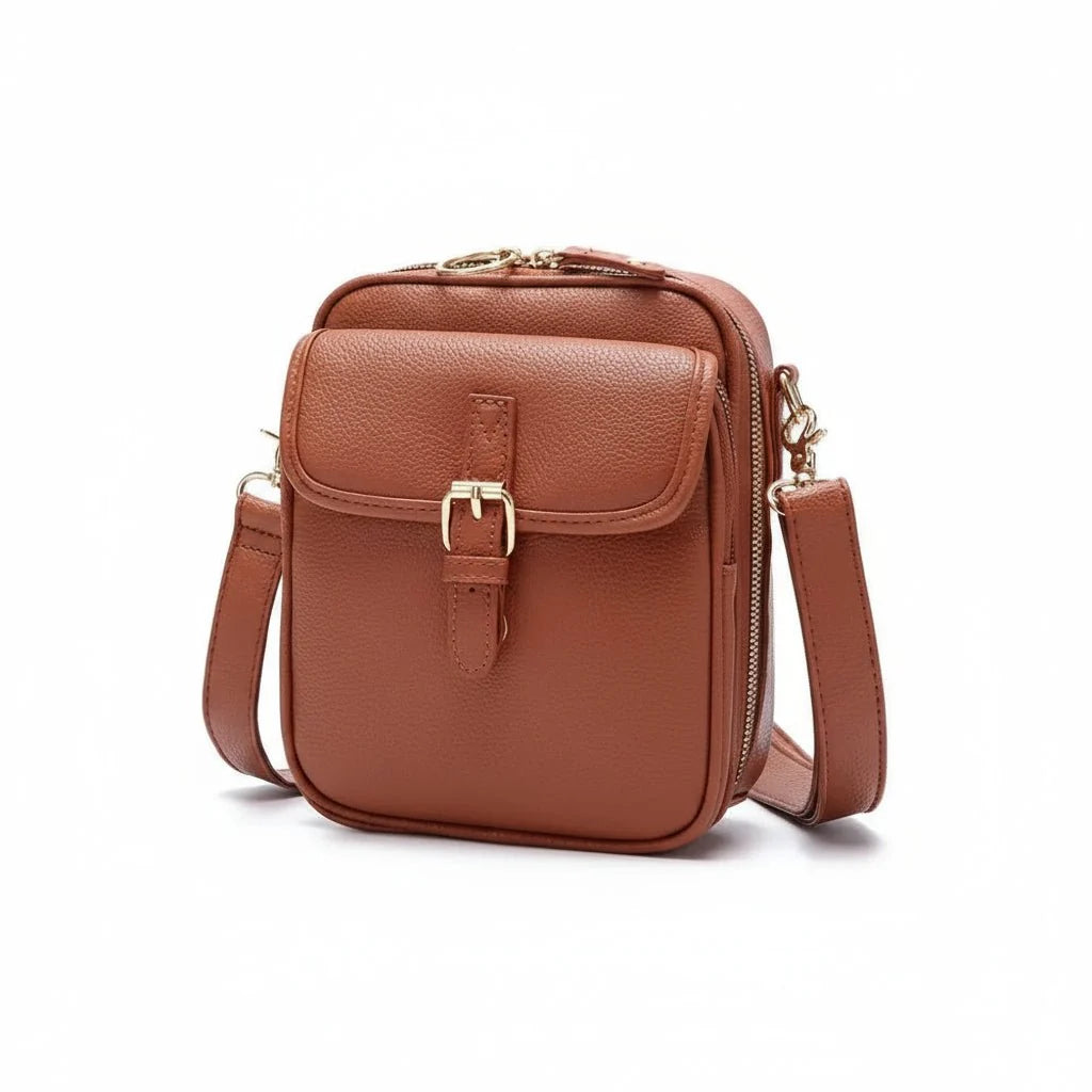 Crossbody Bag Anti-Theft Zippers Adjustable Strap