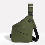 Crossbody Bag RFID-Blocking Cut-Resistant Strap Water-Repellent Polyester