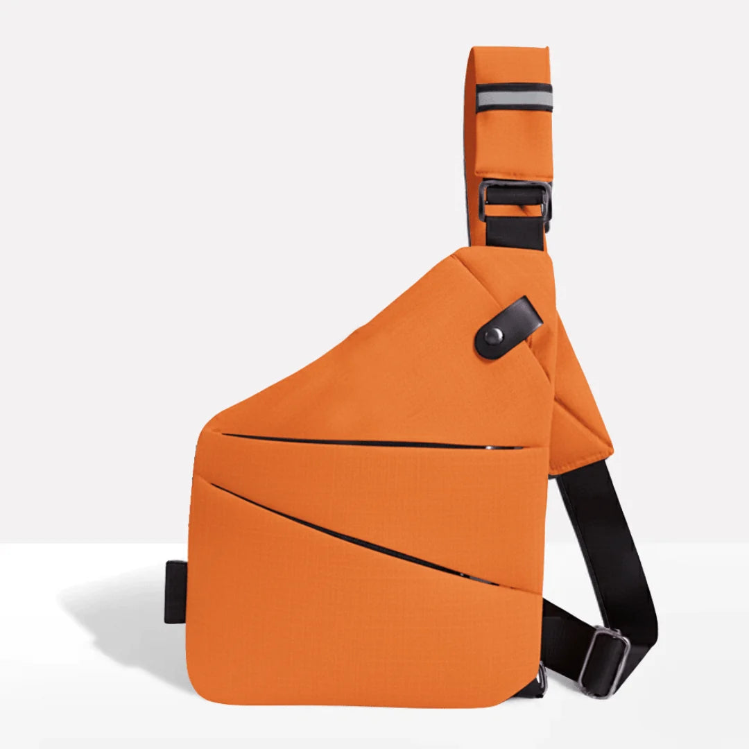 Crossbody Bag RFID-Blocking Cut-Resistant Strap Water-Repellent Polyester
