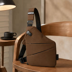 Crossbody Bag RFID-Protected Cut-Resistant Strap Water-Resistant Fabric