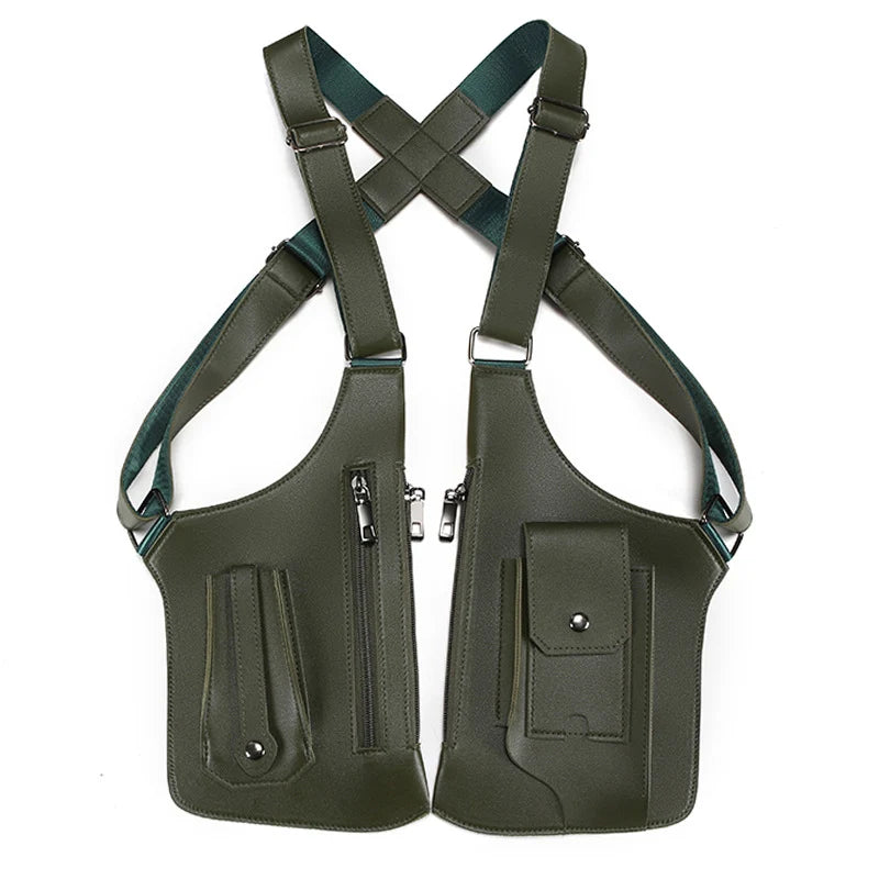 Crossbody Bag Weather-Resistant Multi-Pocket Adjustable Straps