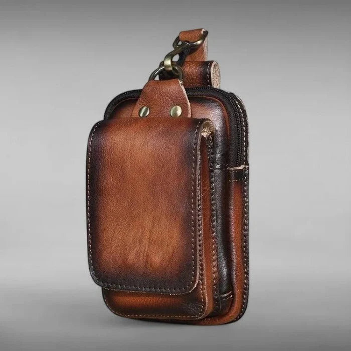Crossbody Belt Bag Vintage-Inspired Multiple Compartments & Quick-Access Pockets