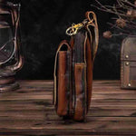 Crossbody Belt Bag Vintage-Inspired Multiple Pockets & Secure Closure