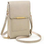 Crossbody Phone Bag RFID-Blocking Clear Touchscreen Window Fits 6.7-Inch Phones