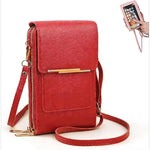 Crossbody Phone Bag RFID-Blocking Clear Touchscreen Window Fits 6.7-Inch Phones
