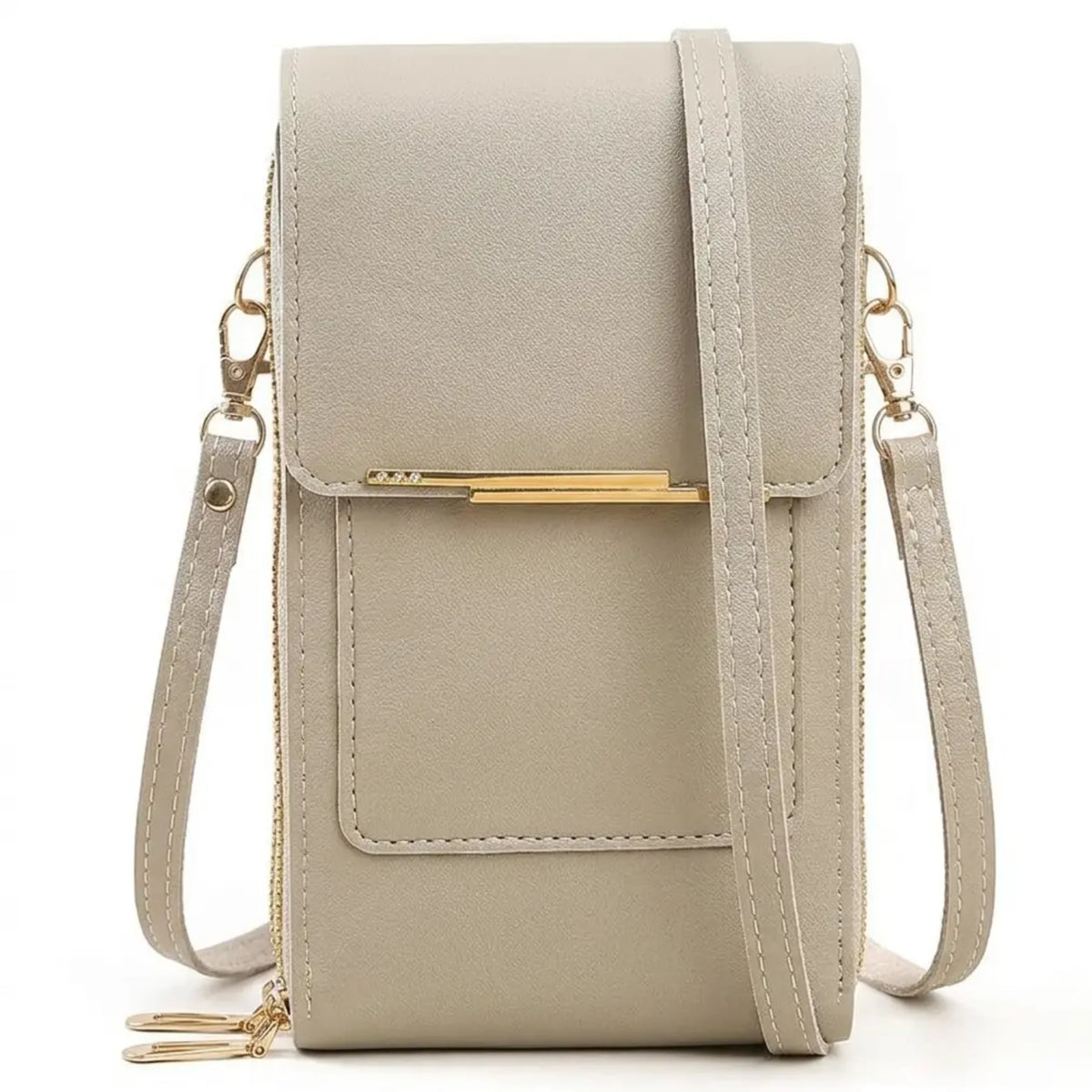 Crossbody Phone Bag RFID-Blocking Clear Touchscreen Window Fits 6.7-Inch Phones