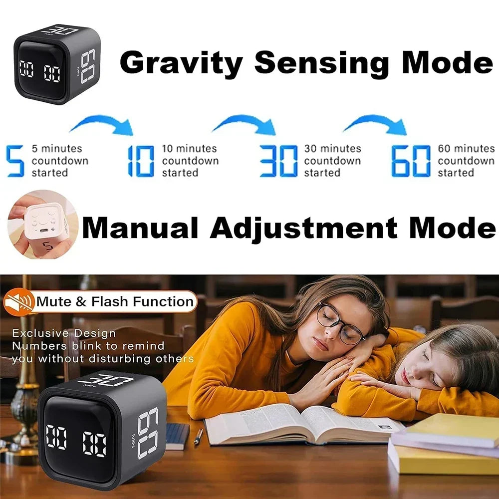Cube Timer Turn To Start Four Presets