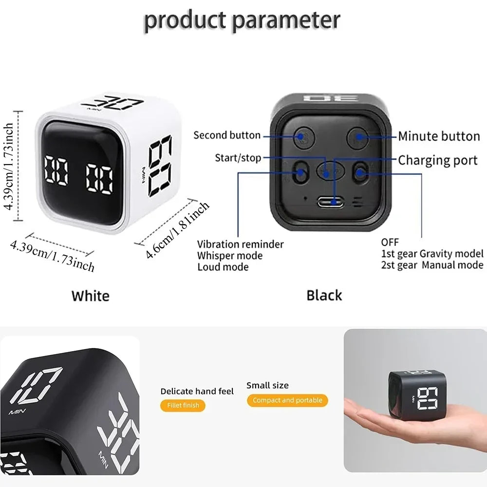 Cube Timer Turn To Start Four Presets