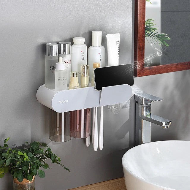 Cup Organizer Wall-Mounted Modular Space-Saving