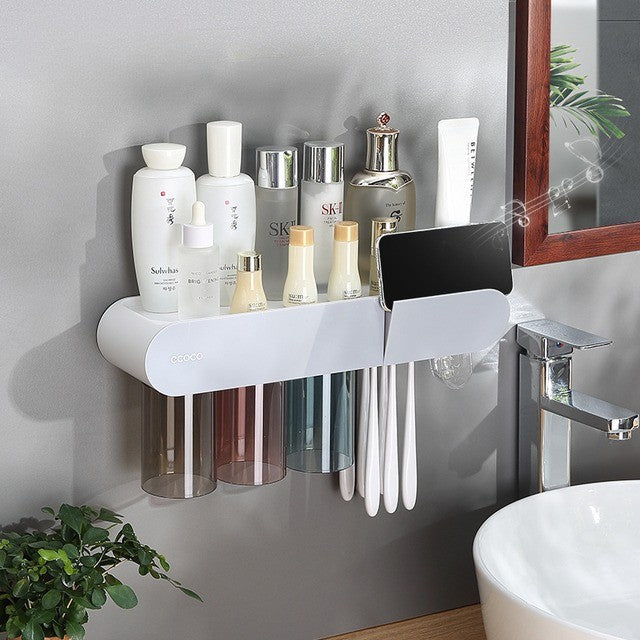 Cup Organizer Wall-Mounted Modular Space-Saving