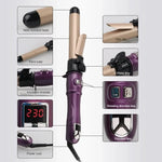 Curling Iron Cordless Ceramic-Coated Digital Temperature Display