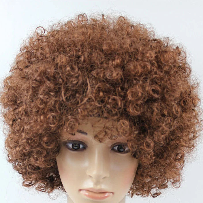 Curly Wig Natural-Looking Curls Adjustable Cap Lightweight Comfort