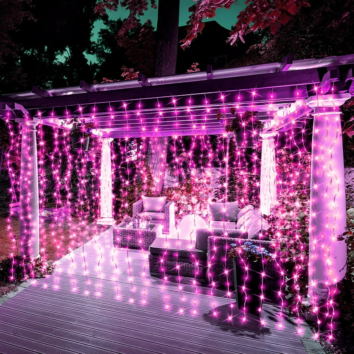 Curtain Lights USB Powered 8 Lighting Modes