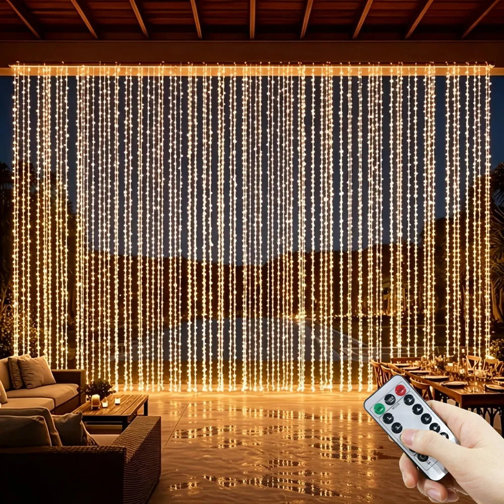 Curtain Lights USB Type-C Powered 8 Lighting Modes