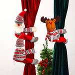 Curtain Tieback Festive Santa Durable Fabric & Universal Fit