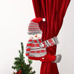 Curtain Tieback Festive Santa Durable Fabric & Universal Fit
