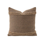 Cushion Cover 18 Inch Coarse-Woven Tufted Cotton Blend