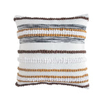 Cushion Cover 45x45 Cm Embroidered Tufted Cotton-Linen