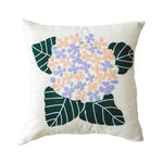 Cushion Cover Bouclé Tufted Floral Removable Cover 18x18 Inch