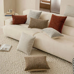 Cushion Cover Chenille Jacquard Removable Zipper Pillowcase Only