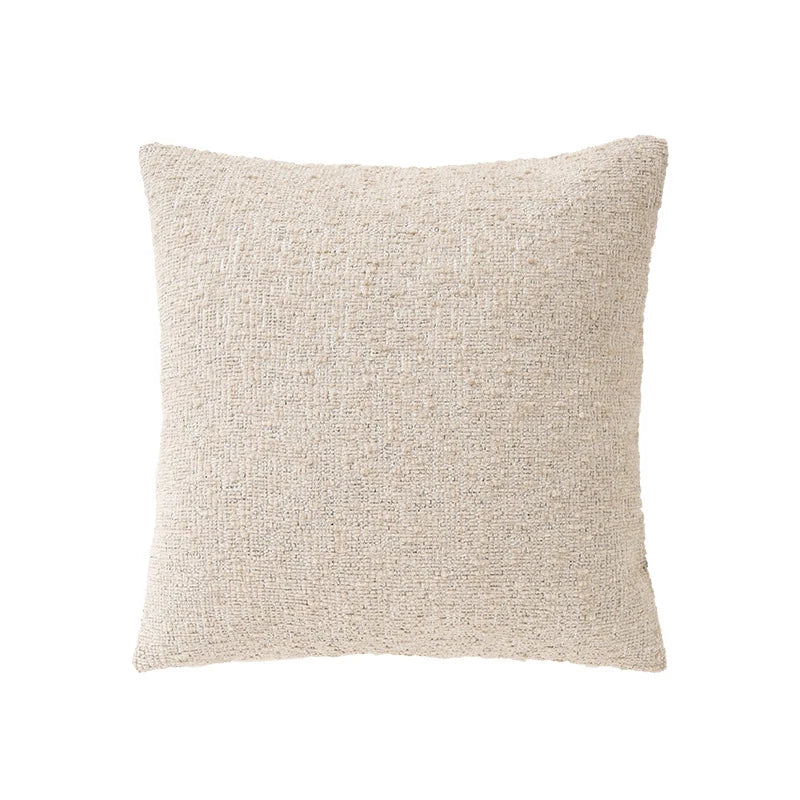 Cushion Cover Chenille Jacquard Removable Zipper Pillowcase Only