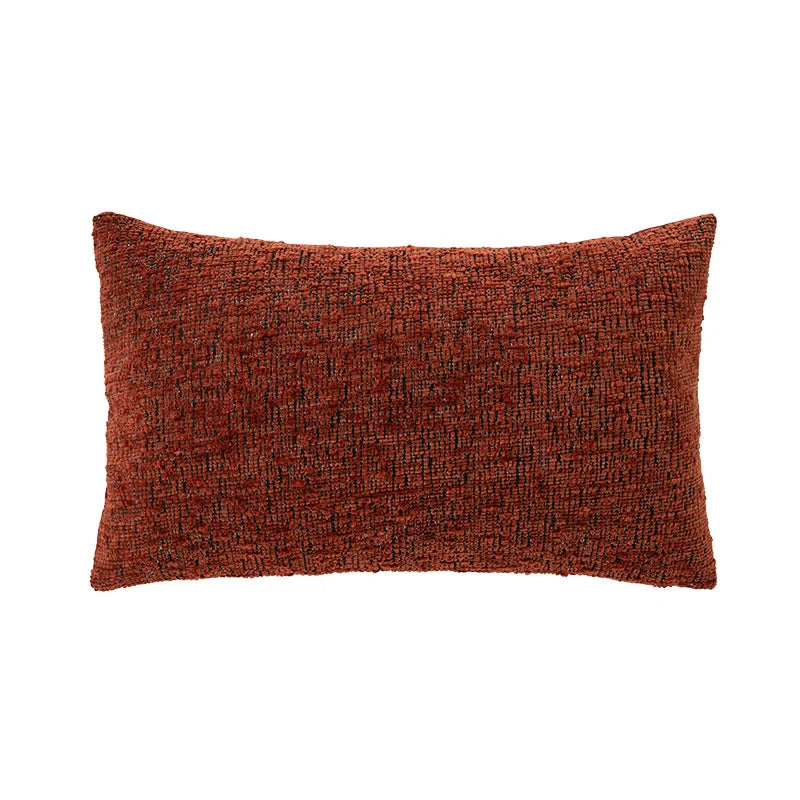 Cushion Cover Chenille Jacquard Removable Zipper Pillowcase Only