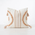 Cushion Cover Cotton Blend Boucle Tassels