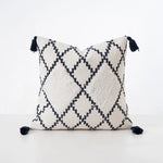 Cushion Cover Cotton Blend Boucle Tassels