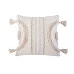 Cushion Cover Cotton Blend Semicircular Tuft & Concealed Zipper