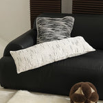 Cushion Cover Cotton-Linen Blend Woven Stripe Hidden Zipper