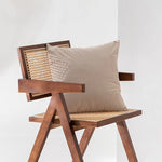 Cushion Cover Cotton-Linen Hidden Zipper 18×18 Inch